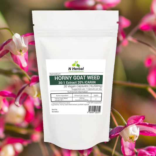 16,200mg Horny Goat Weed Extract Epimedium 20% Icariin 30 Vegan Capsules