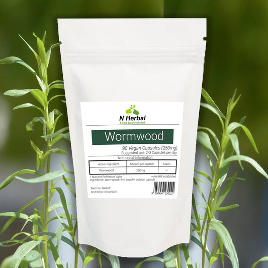 Wormwood (Artemisia annua) 100% Pure - 250mg x 90 Vegan Capsules